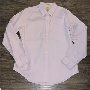 L.L. Bean Women's Light Purple Button Down Shirt